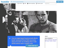 Tablet Screenshot of marlonbrandofan.tumblr.com
