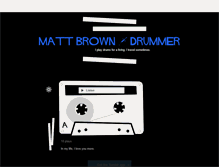 Tablet Screenshot of mbdrummer.tumblr.com