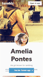 Mobile Screenshot of ameliapontes.tumblr.com