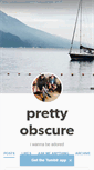 Mobile Screenshot of prettyobscure.tumblr.com