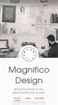 Mobile Screenshot of magnificodesign.tumblr.com