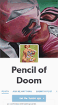 Mobile Screenshot of pencilofdoom.tumblr.com