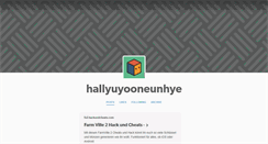 Desktop Screenshot of hallyuyooneunhye.tumblr.com