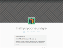 Tablet Screenshot of hallyuyooneunhye.tumblr.com