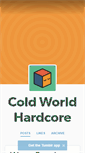 Mobile Screenshot of coldworldhardcore.tumblr.com