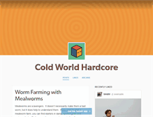 Tablet Screenshot of coldworldhardcore.tumblr.com