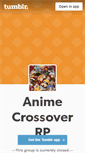 Mobile Screenshot of animecrossover-rp.tumblr.com