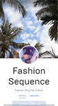 Mobile Screenshot of fashionsequence.tumblr.com
