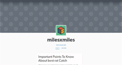 Desktop Screenshot of milesxmiles.tumblr.com