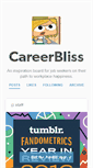 Mobile Screenshot of careerbliss.tumblr.com