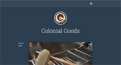 Desktop Screenshot of colonialgoods.tumblr.com