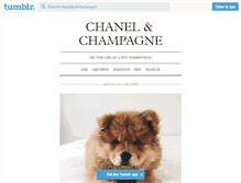 Tablet Screenshot of chanelandchampagne.tumblr.com