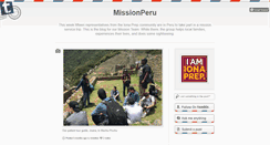 Desktop Screenshot of missionperu.tumblr.com