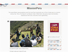 Tablet Screenshot of missionperu.tumblr.com