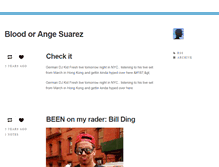 Tablet Screenshot of bloodorangesuarez.tumblr.com