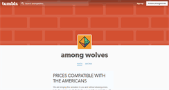 Desktop Screenshot of amongwolves.tumblr.com