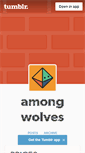 Mobile Screenshot of amongwolves.tumblr.com