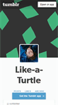 Mobile Screenshot of like-a-turtle.tumblr.com