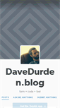 Mobile Screenshot of davedurden.tumblr.com