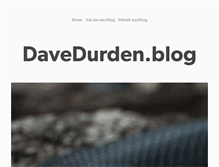 Tablet Screenshot of davedurden.tumblr.com