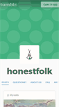 Mobile Screenshot of honestfolk.tumblr.com