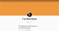 Desktop Screenshot of jewishlumberjack.tumblr.com