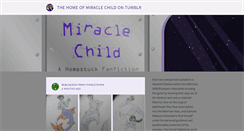 Desktop Screenshot of miraclechildask.tumblr.com