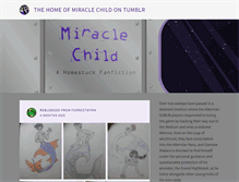 Tablet Screenshot of miraclechildask.tumblr.com