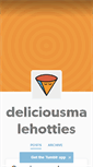 Mobile Screenshot of deliciousmalehotties.tumblr.com