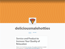 Tablet Screenshot of deliciousmalehotties.tumblr.com