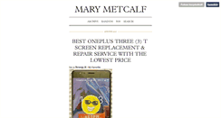 Desktop Screenshot of marymetcalf.tumblr.com