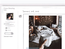 Tablet Screenshot of crazy-amazing-life.tumblr.com