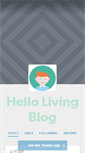 Mobile Screenshot of hellolivingblog.tumblr.com