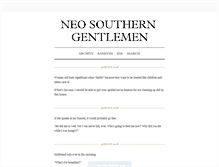 Tablet Screenshot of neosoutherngentlemen.tumblr.com