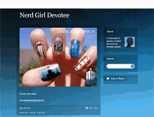 Tablet Screenshot of nerdgirldevotee.tumblr.com