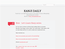 Tablet Screenshot of kanjidaily.tumblr.com