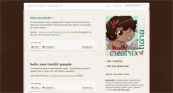 Desktop Screenshot of creatrixtiara.tumblr.com