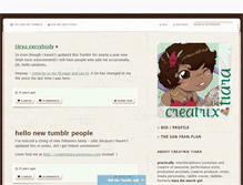 Tablet Screenshot of creatrixtiara.tumblr.com