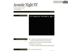 Tablet Screenshot of acousticnightny.tumblr.com