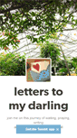 Mobile Screenshot of letterstomydarling.tumblr.com