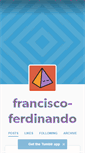 Mobile Screenshot of franciscoferdinando.tumblr.com