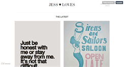 Desktop Screenshot of jessloves.tumblr.com
