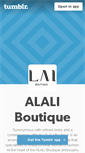 Mobile Screenshot of alaliboutique.tumblr.com