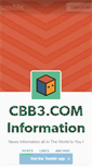 Mobile Screenshot of cbb3com.tumblr.com