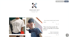 Desktop Screenshot of ordinary-boy.tumblr.com