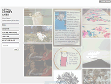 Tablet Screenshot of lethallottie.tumblr.com