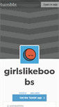 Mobile Screenshot of girlslikeboobs.tumblr.com