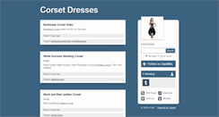 Desktop Screenshot of corsetdress.tumblr.com