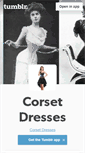 Mobile Screenshot of corsetdress.tumblr.com