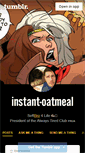 Mobile Screenshot of instant-oatmeal.tumblr.com